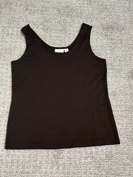 Chico's Tops - Chico’s chocolate brown Scoop Neck Tank. Size (1). 8/10